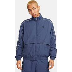 Nike Outerwear Nike Men's Sportswear Solo Swoosh Woven Track Jacket in Blue, FB8622-437