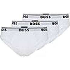 Hugo Boss Men Men's Underwear Hugo Boss Herren 3er-Pack Klassische Stretch-Slips mit normaler Passform Slip, Weiss/opulenter Garten