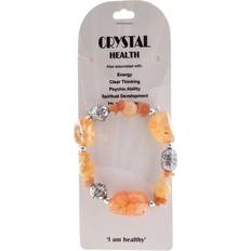 Orange Bracelets John Bead SP Stretch Bracelet Dyed Crystal 125