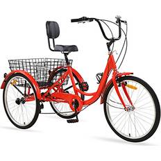 Tricycle Bikes Adult Tricycles Unisex - Red