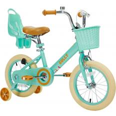 Rully Girl Bikes with Basket Bike Streamers Toddler Kids Bike