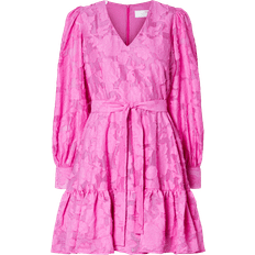 Knelange kjoler Selected Femme Calli Sadie Kjole Phlox Pink