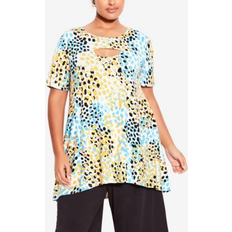 Avenue Women Blouses Avenue TOP KEYLA FOIL Gold Spotted Gold Spotted