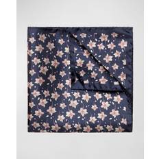 Eton Accessories Eton Floral-print Silk Pocket Square