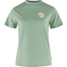 Fjällräven Women T-shirts Fjällräven Women's Fox Boxy Logo Tee, Medium, Green