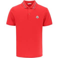 Moncler Herren T-Shirts & Tanktops Moncler Red Patch Polo RED 455