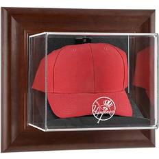 Sports Fan Products Fanatics Authentic New York Yankees Brown Framed Wall-Mounted Logo Cap Case