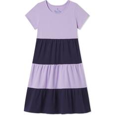Purple Dresses Children's Clothing Classic Prep girls Holly Tiered Dress Purple