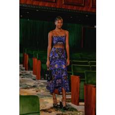 Blue - Midi Skirts Farm Rio Beaded Midi Skirt With Martina Scarf