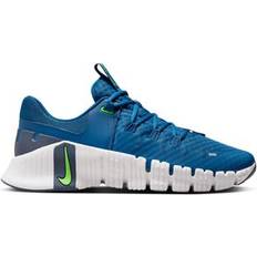 Laced Gym & Training Shoes Nike Free Metcon 5 M - Court Blue/Thunder Blue/Platinum Tint/Green Strike