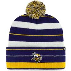 Football Beanies '47 Men's Purple Minnesota Vikings Powerline Cuffed Knit Hat with Pom