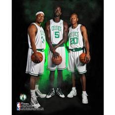 Sports Fan Products Fanatics Authentic Kevin Garnett Paul Pierce and Ray Allen Boston Unsigned White Jersey Photograph