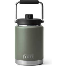 Yeti Rambler Half Gallon Camp Green Water Bottle 0.5gal