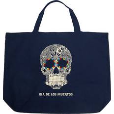 LA Pop Art Dia De Los Muertos Tote Bag - Navy