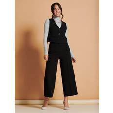 L Anzüge Jolie Moi Tailored Waistcoat Black