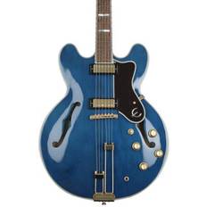 Musical Instruments Epiphone Sheraton Frequensator Semi-hollowbody Electric Guitar Viper Blue, Sweetwater Exclusive