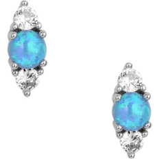 Montana Silversmiths Delicate Moonlight Earrings - Silver/Blue/Transparent