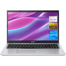 Acer Newest Aspire 1 15.6" FHD Slim Laptop Computer, 16GB RAM, 64GB + 512GB NVMe SSD, Intel Dual-Core Processor, 1-Year Office 365, Numeric KYB, HDMI, Webcam, WiFi, Ethernet, Win 11,w/CUE Accessories