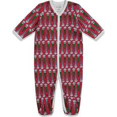 Roller rabbit pajamas Roller Rabbit Roberta X Maisonette St Nick Footie Pajamas - Red