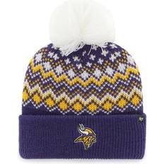 '47 Beanies '47 Women's Purple Minnesota Vikings Elsa Cuffed Knit Hat with Pom