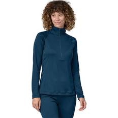 Patagonia Base Layers Patagonia Women's CapileneR Midweight Zip-Neck Lagom Blue