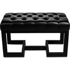 Ebern Designs Eyvan Black Sofabank 60x45cm