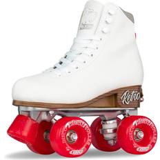 Inlines & Roller Skates Crazy Skates Crazy Skates Retro Adjustable Roller Skates Adjusts To Fit Sizes White