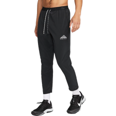 Reflectors Pants Nike Trail Dawn Range Men's Dri-FIT Running Pants - Black/White