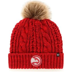 '47 Beanies '47 Women's Red Atlanta Hawks Meeko Cuffed Knit Hat with Pom