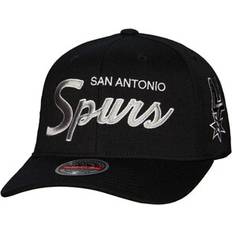 Basketball - NBA Caps Mitchell & Ness Men's Black San Antonio Spurs MVP Team Script 2.0 Stretch-Snapback Hat