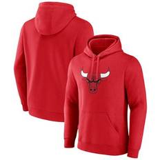 Basketball Jackets & Sweaters Fanatics Men's Branded Red Chicago Bulls Primary Logo Pullover Hoodie
