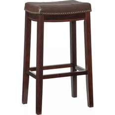 Linon Claridge Brown Bar Stool 32.2"