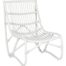 White Lounge Chairs Bay Isle Home Howard Beach Upholstered White Lounge Chair 30.9"
