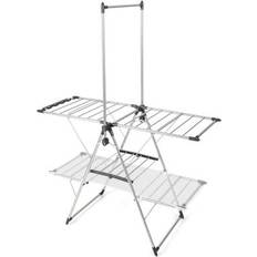 Costway Large Foldable Clothes Drying Rack with Tall Hanging Bar