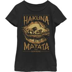 Fifth Sun Girl's Lion King Hakuna Matata Jungle Trio T-shirt - Black