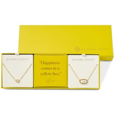 Gold Plated - Women Jewelry Sets Kendra Scott Gold-Tone 2-Pc. Set Mother of Pearl & Pave & Mini Elisa Pendant Necklaces Gold/Ivory Mother Of Pearl