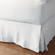 Queen Valance Sheets Solid Washed 14 Skirt Valance Sheet White