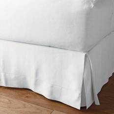 Queen Valance Sheets Solid Washed 18 Linen Skirt Valance Sheet White