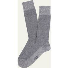 Linen - Men Underwear Men's Linen-Cotton Pique Mid-Calf Socks