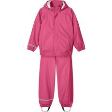 Elastische Bündchen Regenbekleidung Name It Dry Rain Set - Fandango Pink (13177542)