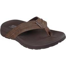 Sandals Skechers Extra Wide Width Men's Relaxed Fit Patino-Marlee in Brown Size WW