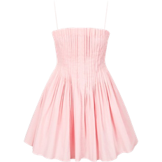 Staud Mini Bella Dress - Pearl Pink