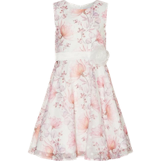 Girl's Branches & Berries Sleevless Dress - Rose/Light Purple/White