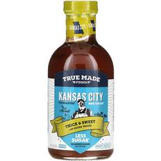 True Made Foods Kansas City BBQ Sauce Thick & Sweet with Hidden Veggies 18oz