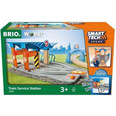 BRIO Train Track Extensions BRIO Smart Tech Sound Train Service Station 33975