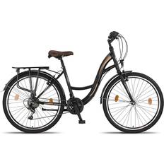 Unisex City Bikes Licorne Bike Stella Premium Dutch Bicycle - Black Unisex
