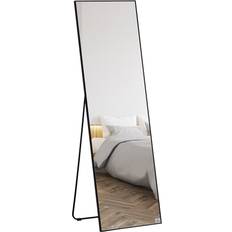 Homcom Full Length Black Floor Mirror 19.8x63.5"