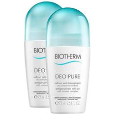 Biotherm Hygieneartikler Biotherm Deo Pure Antiperspirant Roll-on 75ml 2-pack