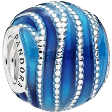 Pandora Damen Charms & Anhänger Pandora Swirls Charm - Silver/Blue