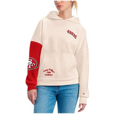 Tommy Hilfiger Women Sweaters Tommy Hilfiger Women's Cream, Scarlet San Francisco 49ers Harriet Pullover Hoodie Cream, Scarlet